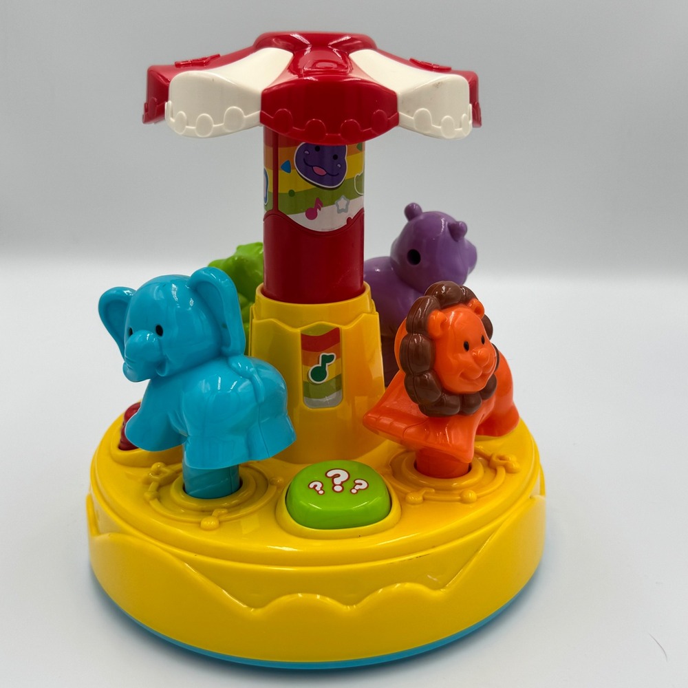 VTech Spin & Learn Color Carousel Musical Toddler Toy Tested Working